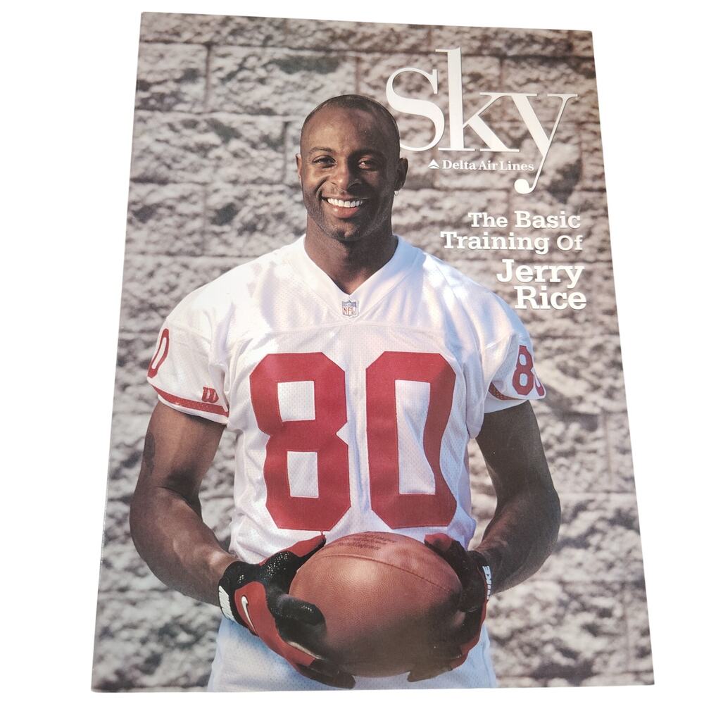 Delta Sky Magazine - September 1996 - Jerry Rice Cover - Vintage In-Flight Issue
